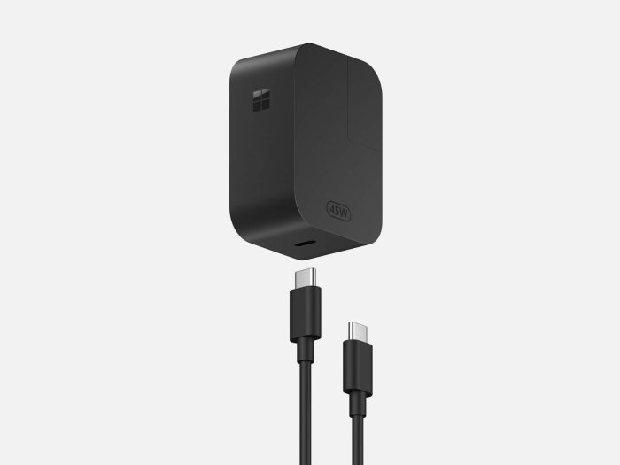 Microsoft Surface 45W USB-C Power Supply | 45W Charging | USB-C Connector | Compatible with Surface Devices - New - Image 1
