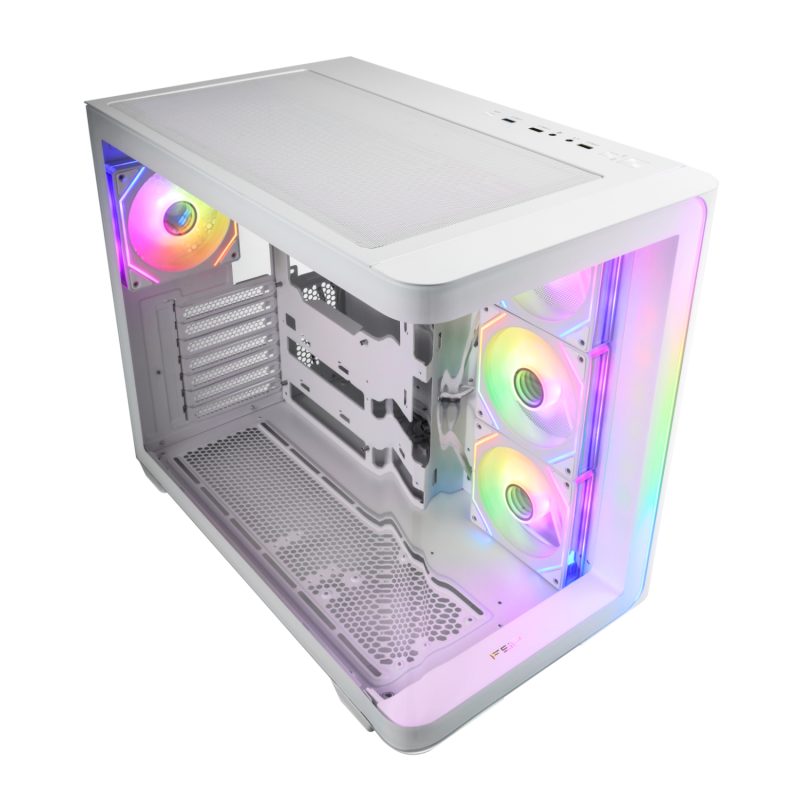 FSP M580 WA FSP M580 ARGB ATX Mid Tower Gaming Chassis – White wr 01a