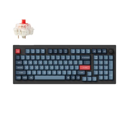 Keychron V5 Max | 1800 Compact Layout | 2.4GHz & Bluetooth 5.1 | Hot-Swap | Gateron Jupiter RED Switch - New