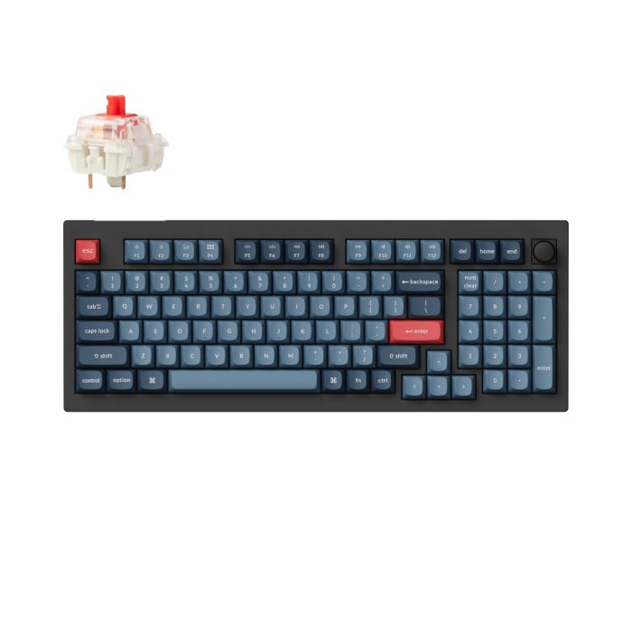 Keychron V5 Max | 1800 Compact Layout | 2.4GHz & Bluetooth 5.1 | Hot-Swap | Gateron Jupiter RED Switch - New - Image 1