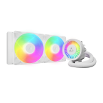 Arctic Liquid Freezer III Pro 280 ARGB | 280mm AIO Cooler | Dual P12 Pro Fans | Integrated VRM Fan | White – New