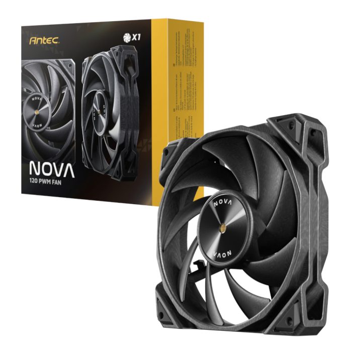 NOVA-120_wr_01 Antec NOVA 120 | 120mm PWM Fan | 3-Phase Speed Controller | Up to 95.32 CFM | 50,000hr Lifespan - New - Image 1