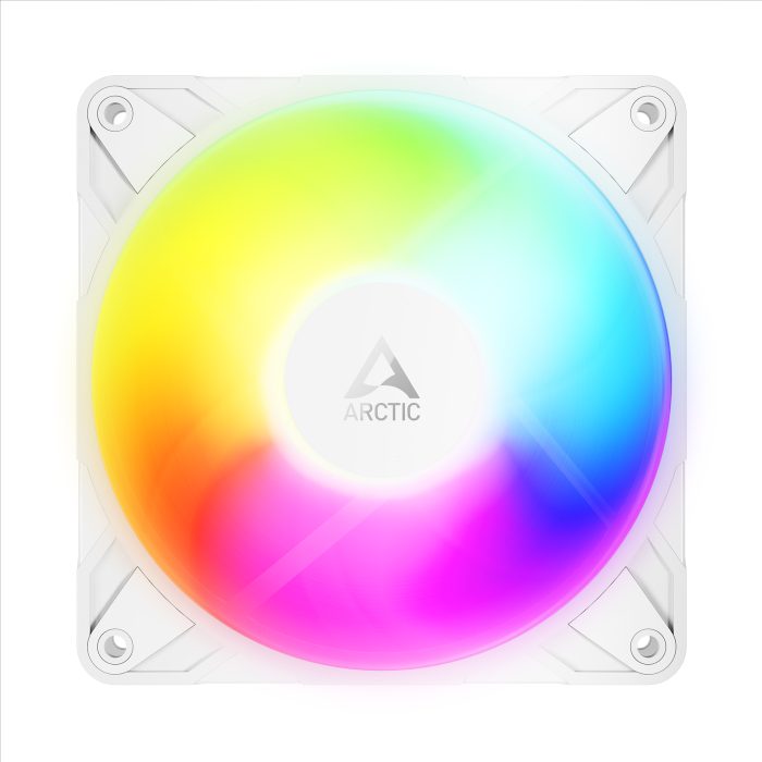 ARCTIC P12 Pro Reverse ARGB | 12cm Fan | 3000 RPM PWM | ARGB Gen2 | Fluid Dynamic Bearing - New - Image 1