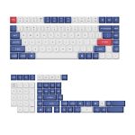 Keychron Double-Shot PBT OSA Keycap Set | Blue & White | MX Style Stems | 1.3mm Thickness | ANSI Layout – New
