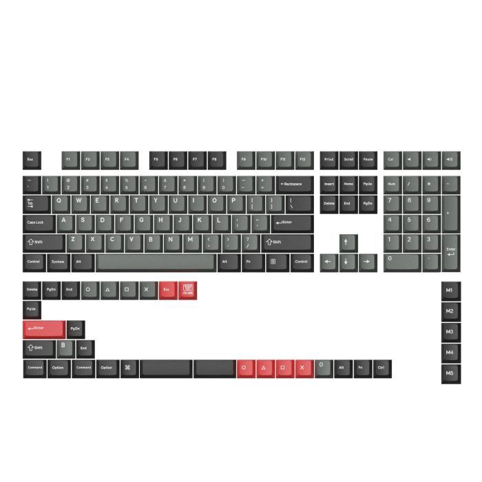Keychron Cherry Profile Dolch Red | PBT Double-Shot | 143-Key ANSI | MX Compatible - New - Image 1