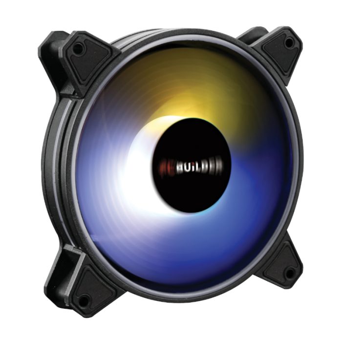 PCBuilder Tempest Chill | 120mm ARGB Fan | Inner Glow | Hydraulic Bearing | 1200RPM - New - Image 1