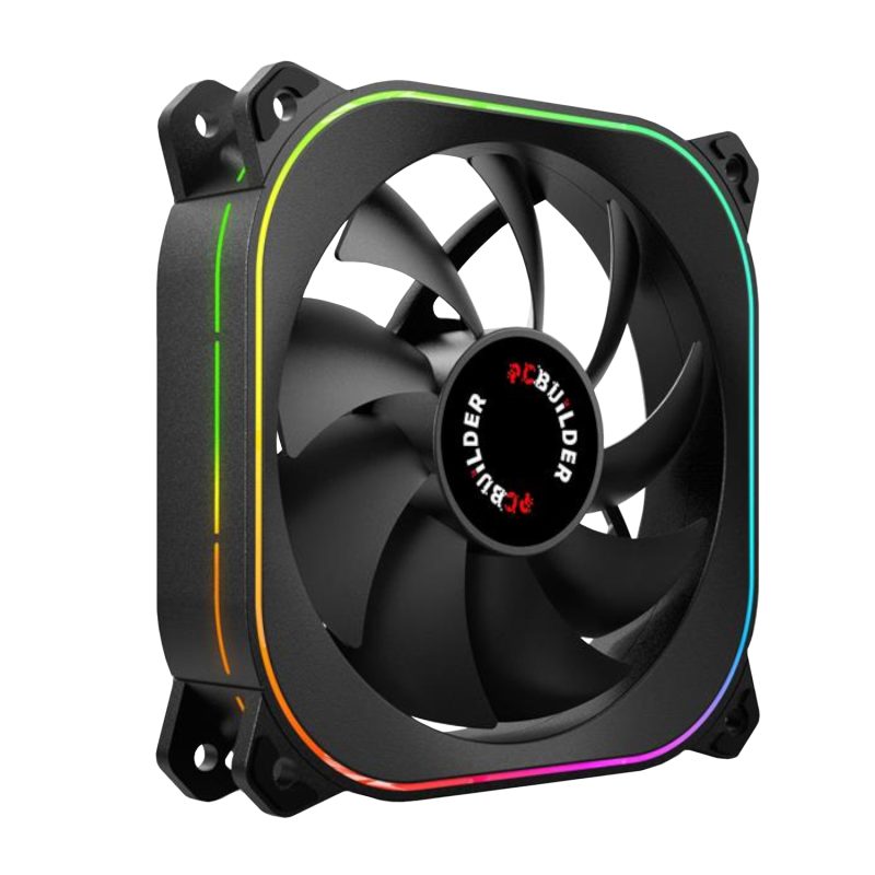 PCB CF TORNADO 120 PCBuilder TORNADO CHILL 120mm ARGB Fan Black wr 01a