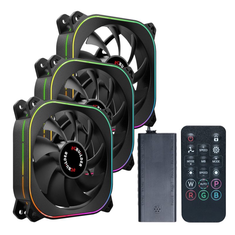 PCB CF TORNADO KIT PCBuilder TORNADO CHILL ARGB 120mm Fan Kit wr 01a