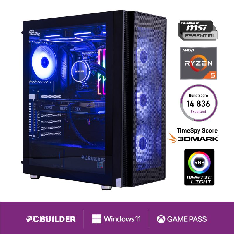 PCB NEXUS 01 PCBuilder Ryzen 5 9600X NEXUS Windows 11 Gaming PC wr 01b