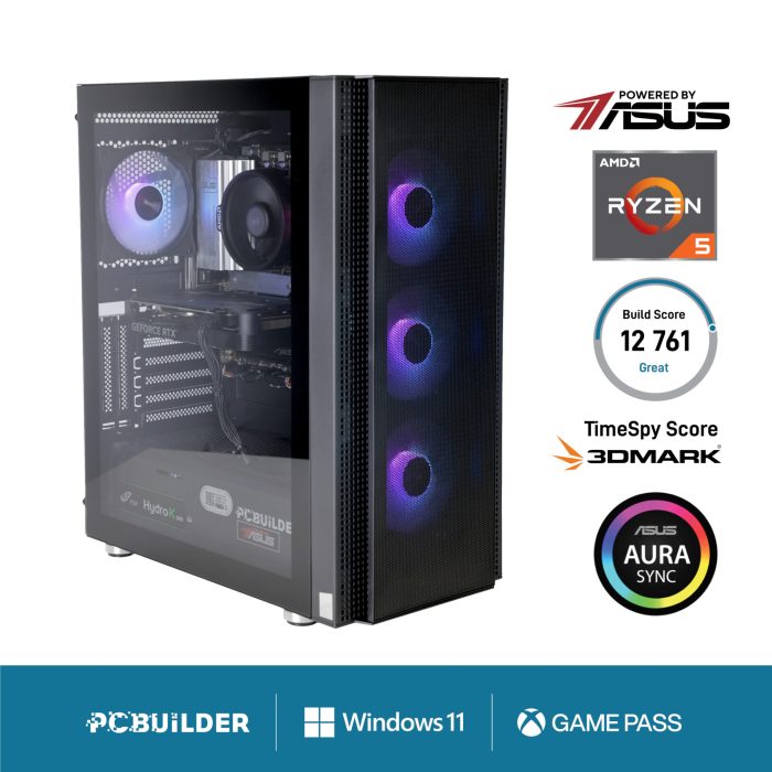 PCBuilder OBLIVION | AMD Ryzen 5 8400F | RTX 5060 8GB | 32GB DDR5 | 1TB NVMe SSD - New - Image 1