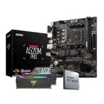 PCBuilder LEVEL UP Core Upgrade Kit | AMD Ryzen 5 5600XT | 6-Core 4.7GHz | 16GB DDR4 3600MHz | MSI A520M Motherboard – New