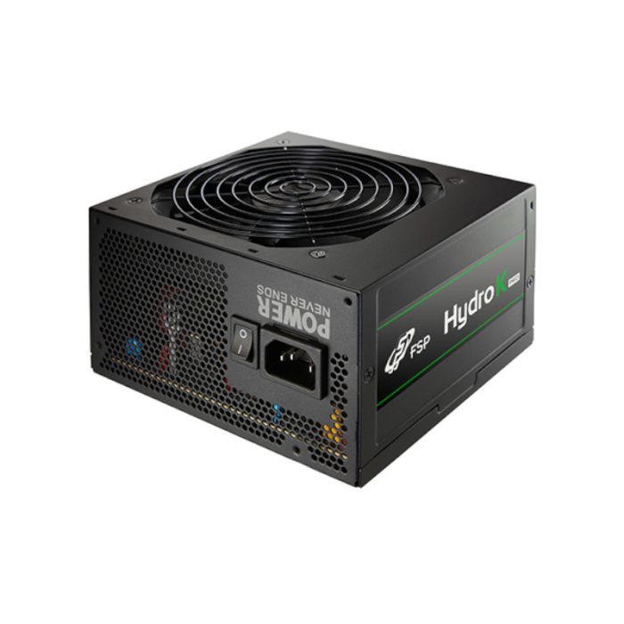 FSP Hydro Pro K | 600W ATX PSU | 80 PLUS Bronze | Active PFC | 120mm HYB Fan - New - Image 1