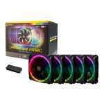 Antec Prizm 120 ARGB | 5-Pack + Controller | 120mm PWM | 16.8M ARGB Colours | Hydraulic Bearing – New