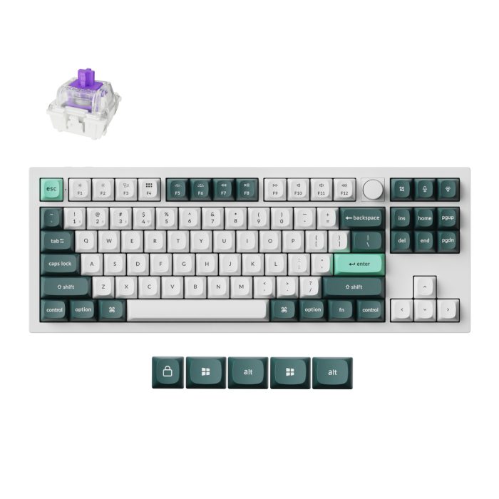 Keychron Q3 HE QMK | 80% Wireless | Nebula Hall-Effect Switches | 4000mAh | Triple Connectivity - New - Image 1