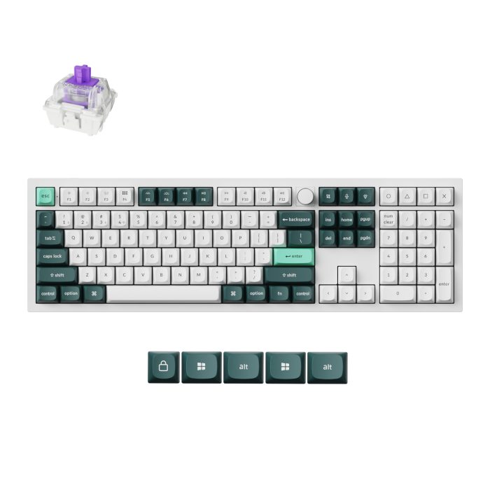 Keychron Q6 HE QMK | Full-size Wireless | Rapid Trigger | 2.4GHz / BT / Wired | 4000mAh Battery - New - Image 1