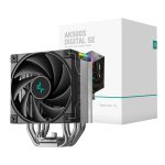 DeepCool AK500S Digital | 120mm PWM Fan | 5x Heatpipe Cooling | Addressable RGB | Black – New