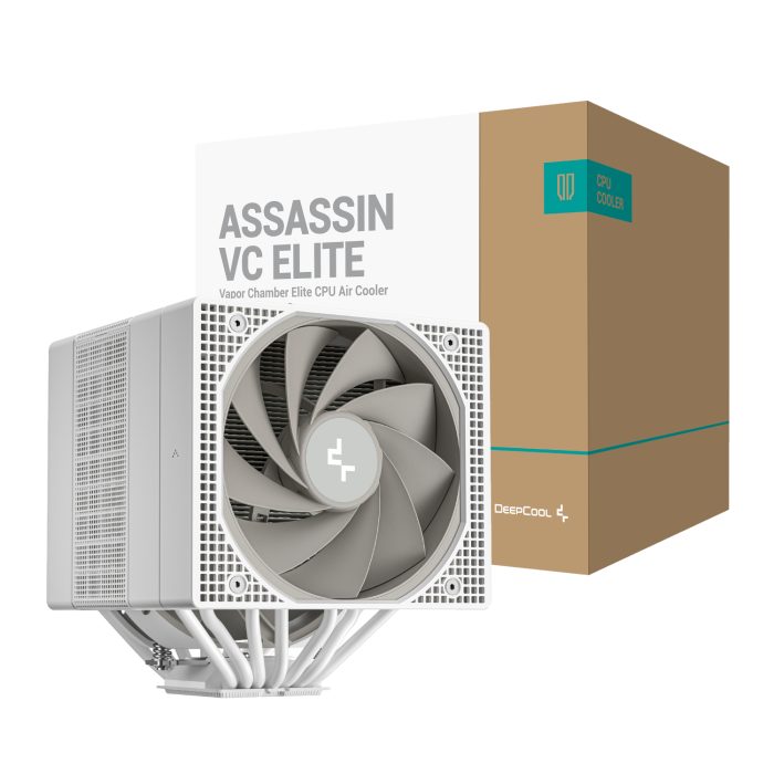 DeepCool ASSASSIN VC ELITE CPU Air Cooler - White - Image 1