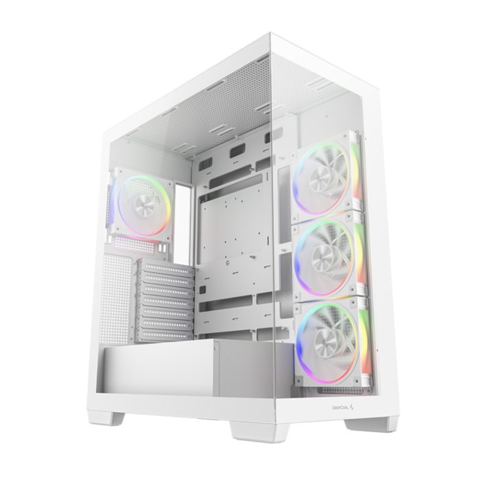 DeepCool CG580 4F V2 ARGB | ATX Mid-Tower | 410mm GPU Clearance | 4x ARGB Fans | Dual-Chamber - New - Image 1