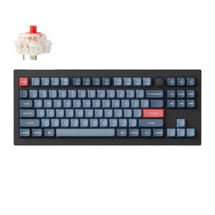 Keychron V3 Max | 80% TKL Wireless | QMK/VIA | Gateron Jupiter Red | 4000mAh Battery - New