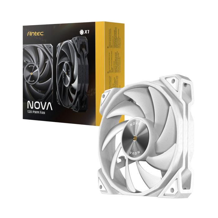 Antec NOVA PWM | 120mm Case Fan | 3-Phase PWM Control | 95.32 CFM | 50,000Hr Lifespan - New - Image 1