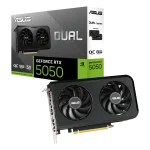 ASUS Dual RTX 5050 OC | NVIDIA GeForce RTX 5050 | 8GB GDDR6 | PCIe 5.0 | 7680x4320 - New