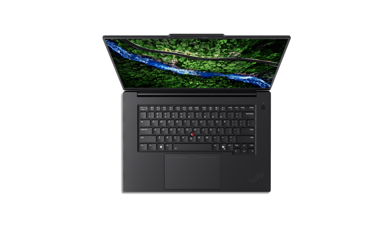 06 ThinkPad P1 Gen 8 Hero Front Facing Top View