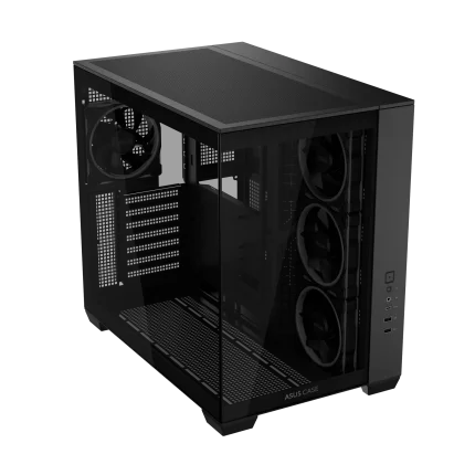 ASUS A32 Plus TG ARGB | Mid-Tower ATX | Tempered Glass | ARGB Fans | 2x HDD + 3x SSD Bays - New