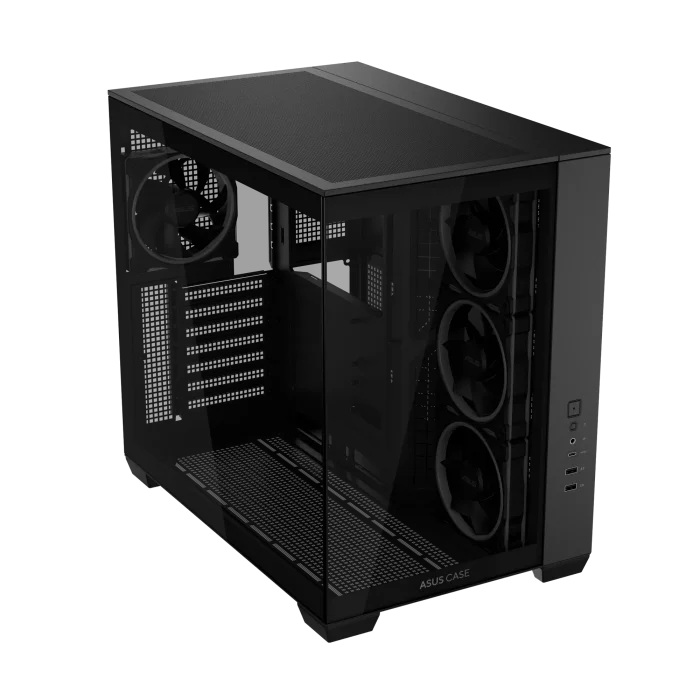 ASUS A32 Plus TG ARGB | Mid-Tower ATX | Tempered Glass | ARGB Fans | 2x HDD + 3x SSD Bays - New - Image 1