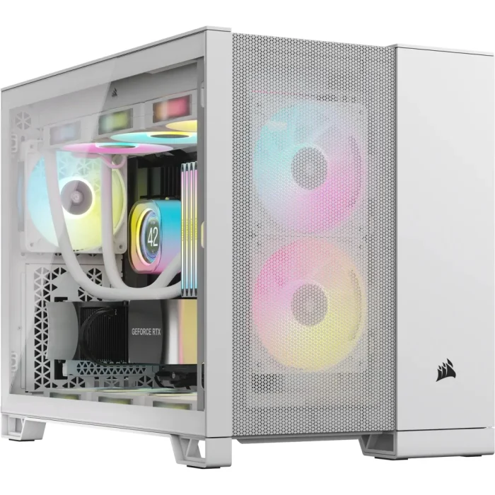 Corsair 2500D Airflow | Mid-Tower Dual Chamber | Up to 360mm Radiator | 2x 3.5'' + 2x 2.5'' Drive Bays - New - Image 1