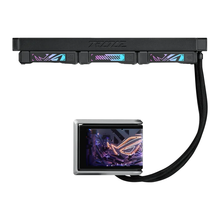 ASUS ROG RYUO IV 360 ARGB | 360mm AIO Liquid Cooler | 3x 120mm ARGB Fans | Intel LGA1700/1851 | AMD AM4/AM5 - New - Image 1