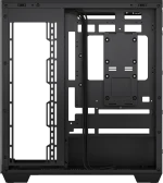 3500X Tempered Glass Black Mid-Tower PC Case; 2x 3.5'' |  2x 2.5'' Drive Bays; Up to 360mm Radiator compatible