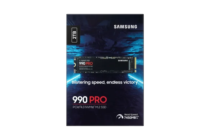 Samsung 990 PRO NVMe SSD | 2TB M.2 | 7450 MB/s Read | 6900 MB/s Write – New