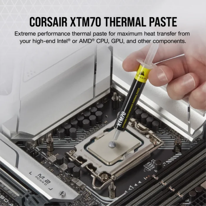 102155473_6040217756 Corsair XTM70 Extreme Thermal Paste | 3g Kit | High-Performance Compound | Easy Application - New - Image 1