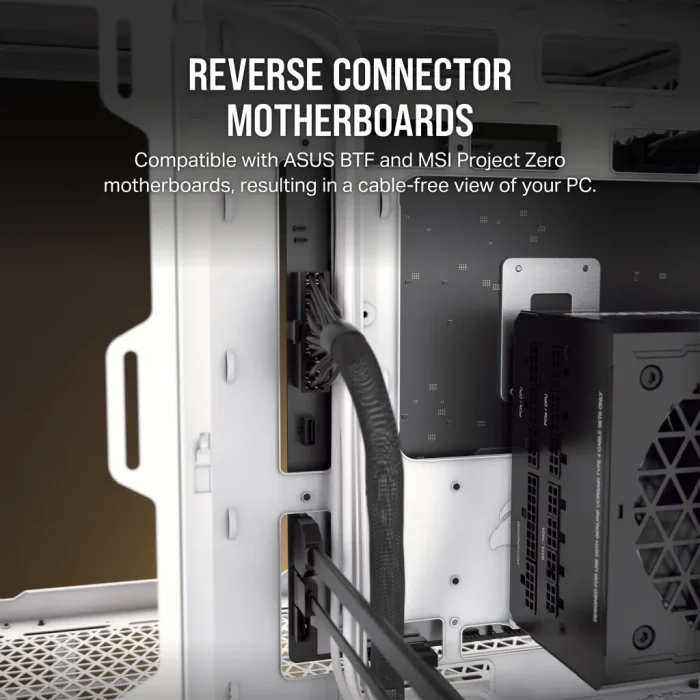 Corsair 2500D Airflow | Mid-Tower Dual Chamber | Up to 360mm Radiator | 2x 3.5'' + 2x 2.5'' Drive Bays - New - Image 4