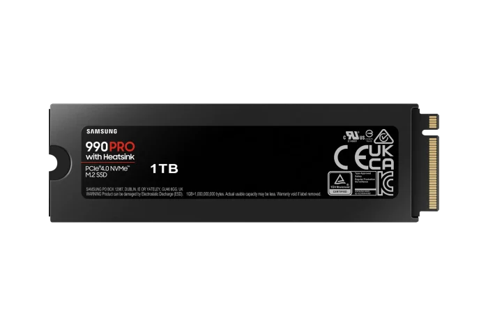 Samsung 990 PRO NVMe SSD with Heatsink | 1TB | M.2 | 7450MB/s Read | 6900MB/s Write - New - Image 6