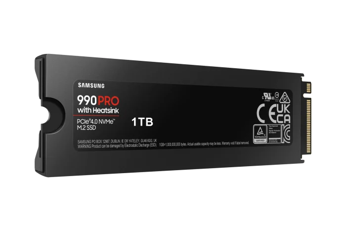 Samsung 990 PRO NVMe SSD with Heatsink | 1TB | M.2 | 7450MB/s Read | 6900MB/s Write - New - Image 7