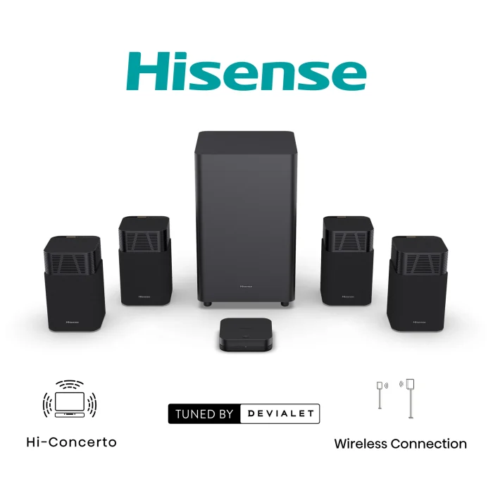Hisense HT Saturn | 4.1.2 Channel | 720W RMS | Dolby Atmos & DTS:X | Wireless - New - Image 4