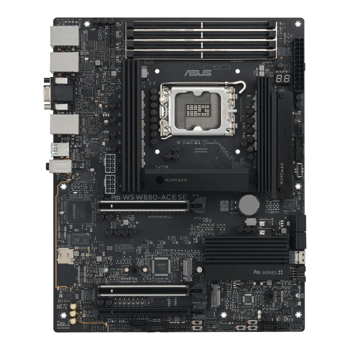 ASUS PRO WS W880-ACE SE | ATX Motherboard | LGA1851 Socket | 256GB DDR5 | PCIe 5.0 - New - Image 2