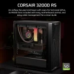 3200D RS Mid-Tower PC Case; 3x RS120 fans incl - Smoke. - Image 4