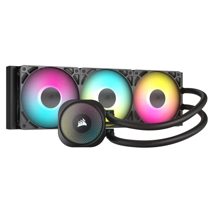 Corsair NAUTILUS 360 ARGB | 360mm Radiator | Liquid CPU Cooler | Intel LGA 1851/1700 | AMD AM5/AM4 - New - Image 1