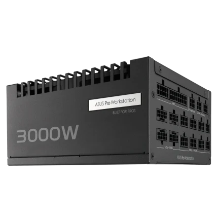 ASUS Pro WS 3000P | 3000W Fully Modular PSU | 80 Plus Platinum | ATX Form Factor | 10-Year Warranty – New