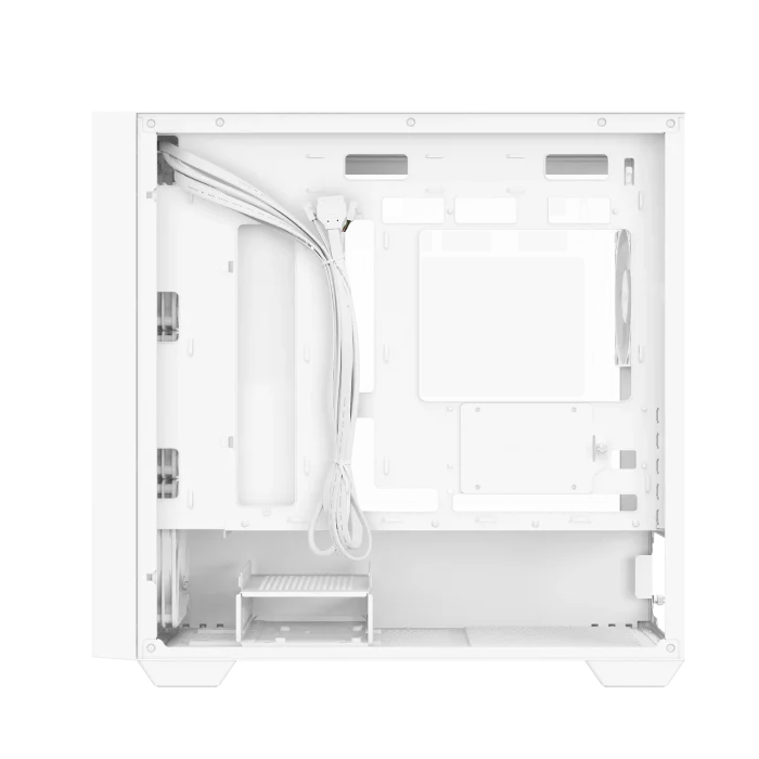 ASUS A21 Plus TG ARGB | Micro-ATX / Mini-ITX | Tempered Glass | 4x ARGB Fans | White - New - Image 1