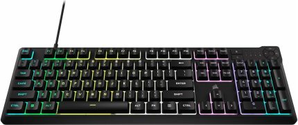 Corsair K55 Core TKL | RGB Gaming Keyboard | 8-Zone RGB Backlighting | Membrane Keys | Wired USB - New