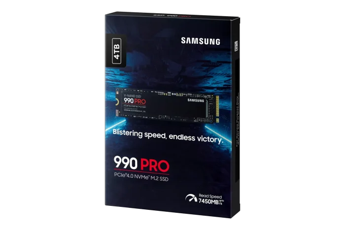 Samsung 990 PRO NVMe SSD | 4TB | M.2 Form Factor | 7450 MB/s Read | 6900 MB/s Write - New - Image 4