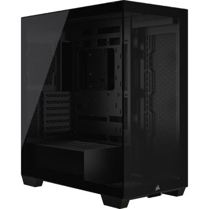 Corsair 3500X | Tempered Glass | Mid-Tower ATX | 2x USB-A & USB-C Front I/O | 360mm Radiator Support - New