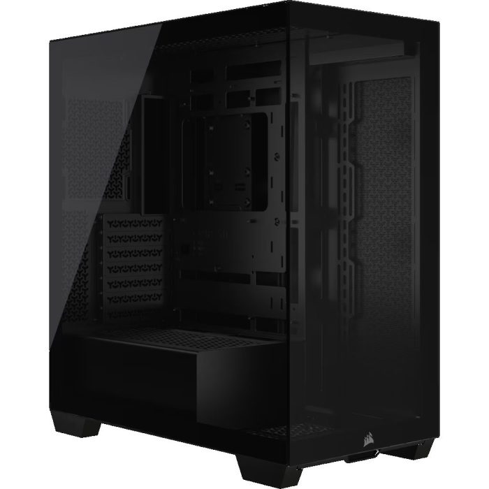 3500X_BLK_01 Corsair 3500X | Tempered Glass | Mid-Tower ATX | 2x USB-A & USB-C Front I/O | 360mm Radiator Support - New - Image 1