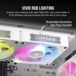 Corsair iCUE LINK RX120 RGB | 120mm Fan | White | Single Pack - New - Image 2