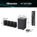 Hisense HT Saturn | 4.1.2 Channel | 720W RMS | Dolby Atmos & DTS:X | Wireless - New - Image 6