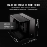 Corsair 2500D Airflow | Mid-Tower Dual Chamber | Up to 360mm Radiator | 2x 3.5'' + 2x 2.5'' Drive Bays - New - Image 13