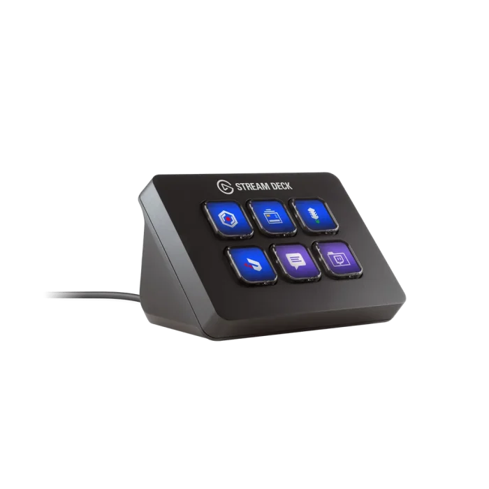Elgato Stream Deck Mini | 6 Customizable LCD Keys | Adjustable Stand | Content Creation Controller - New - Image 1